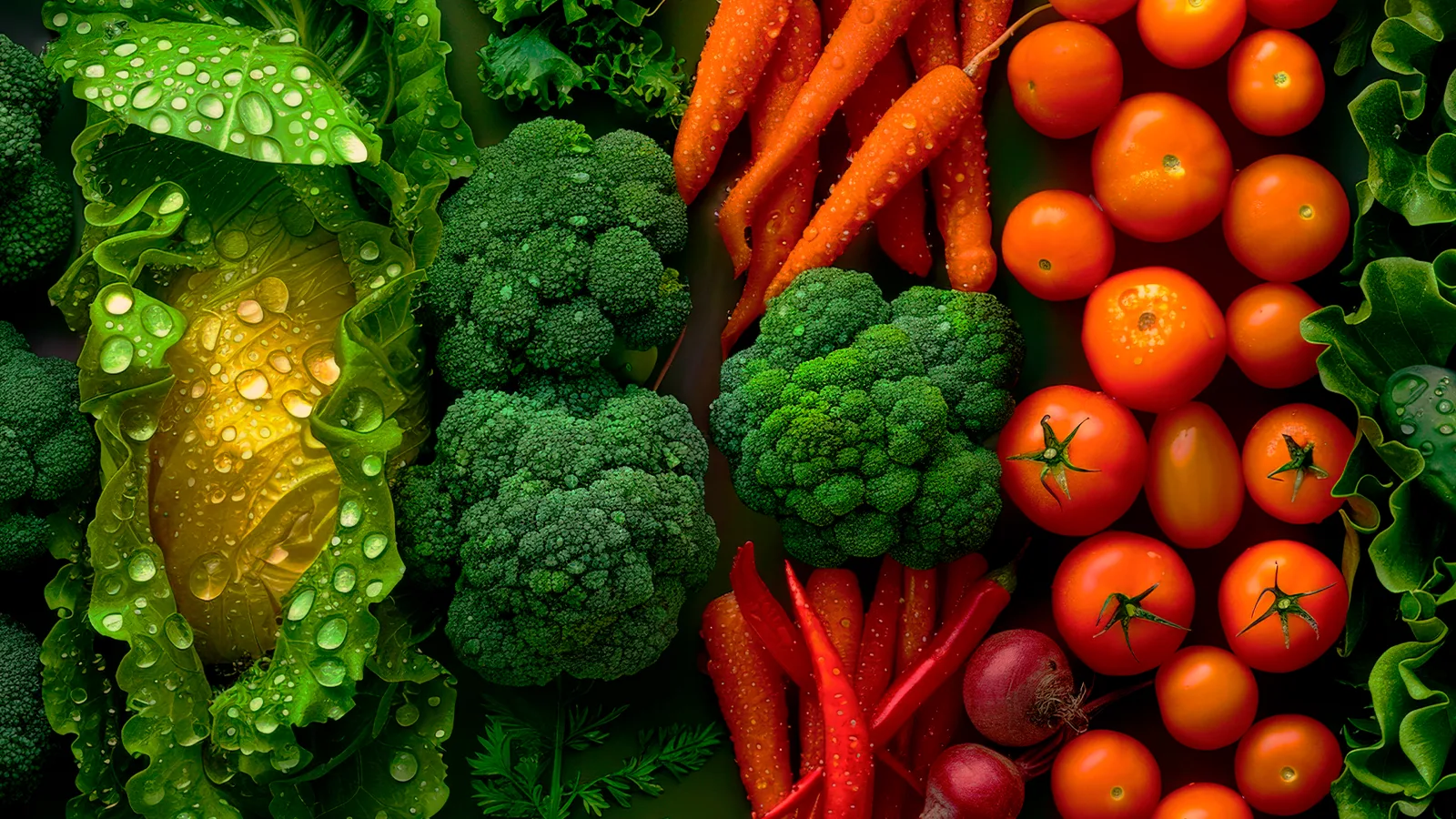 Vegetables being cut to a kitchen specification