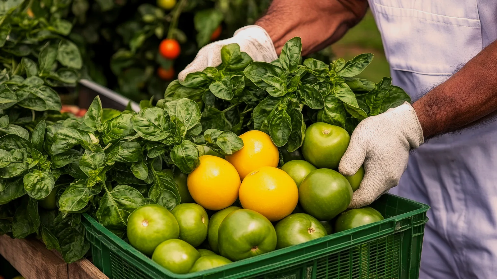 Fresh fruit and herbs